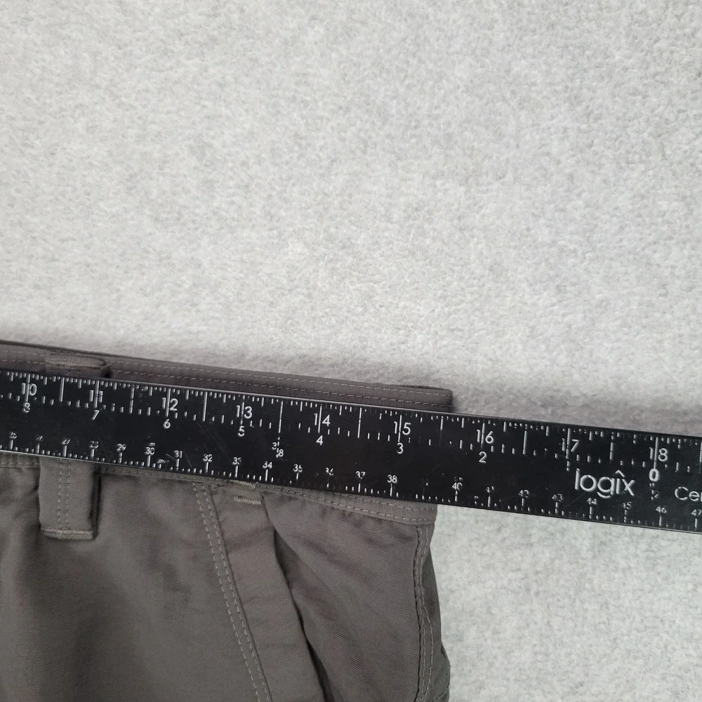 The North Face Hiking Shorts Mens 32 Gray Nylon Cargo Utility AXEZ T325/T725